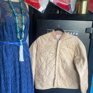 Tan Quilted Women's Jacket